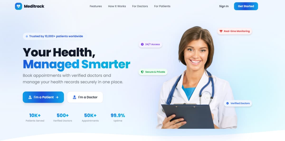 Meditrack Healthcare Platform